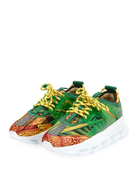 versace chain reaction green and yellow|Versace chain reaction sale.